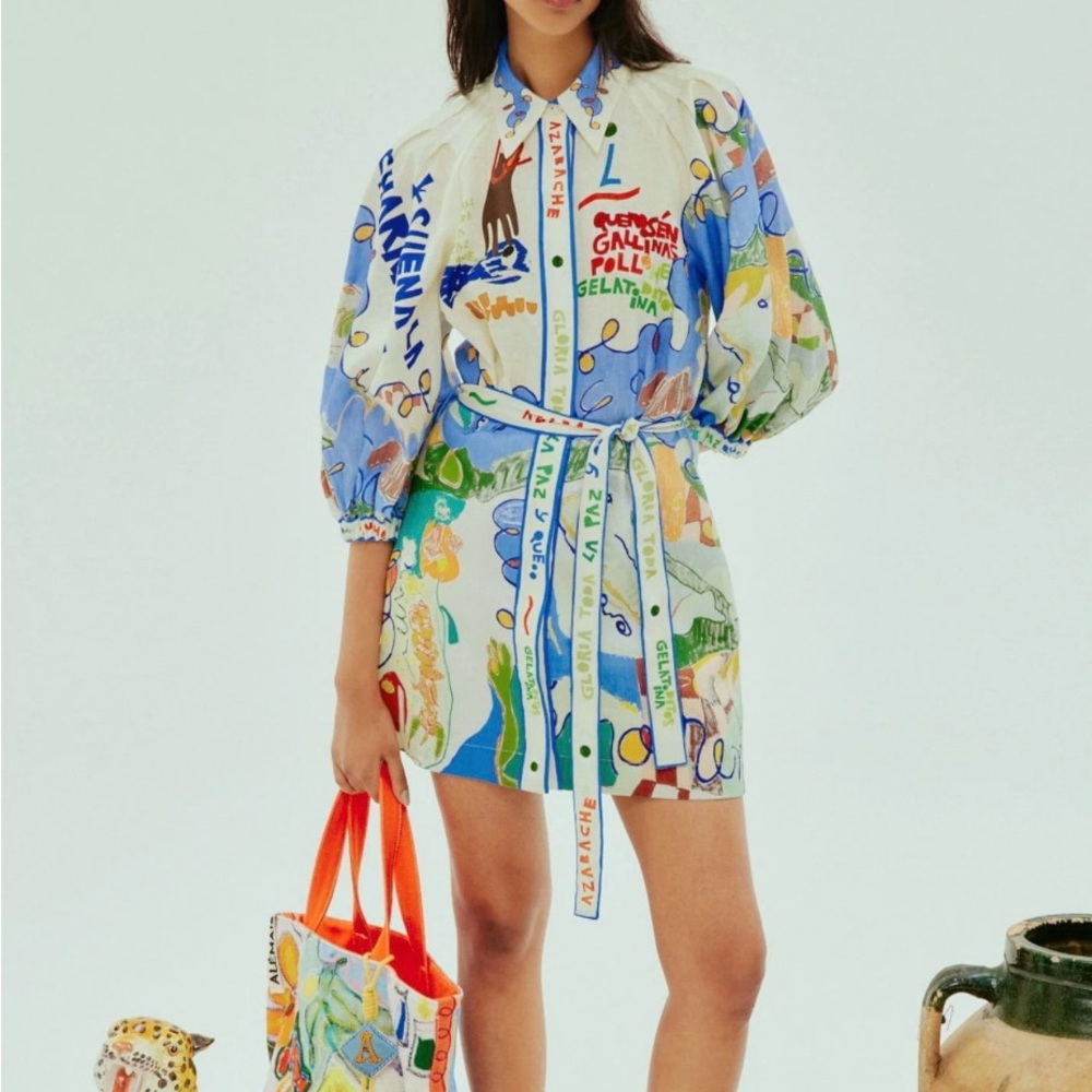 ALEMAIS Nadia Mini Shirtdress